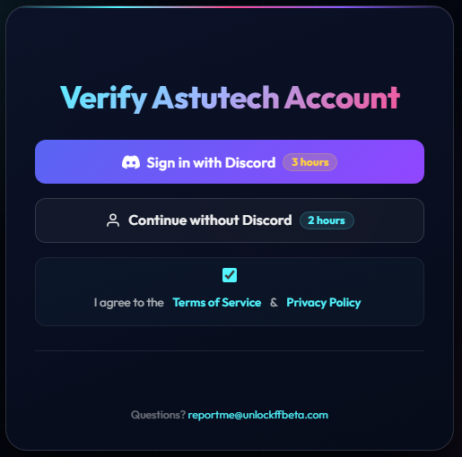 Unlock Beta Server